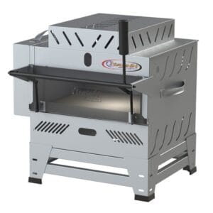 Pizza Grill Fixo Refratário Luxo - 480 x 425 C/ 1 infravermelho Itajobi Fogões