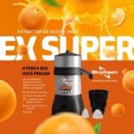 EX SUPER - EXTRATOR DE SUCOS INOX - 0,5 HP-CV 127/220 V SKYMSEN