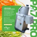 PA7 PRO - PROCESSADOR DE ALIMENTOS, INOX, COM 7 DISCOS DIÂMETRO 203 mm - 0,5 HP-CV 127/220 V SKYMSEN