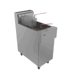 FG20 CD - FRITADEIRA A GÁS ZONA FRIA, 20 LITROS, INOX, CONTROLADOR DIGITAL GLP/GN - 90.000 BTU 127/220 V SKYMSEN