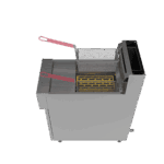 FG20 CD - FRITADEIRA A GÁS ZONA FRIA, 20 LITROS, INOX, CONTROLADOR DIGITAL GLP/GN - 90.000 BTU 127/220 V SKYMSEN