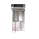 FG20 CD - FRITADEIRA A GÁS ZONA FRIA, 20 LITROS, INOX, CONTROLADOR DIGITAL GLP/GN - 90.000 BTU 127/220 V SKYMSEN