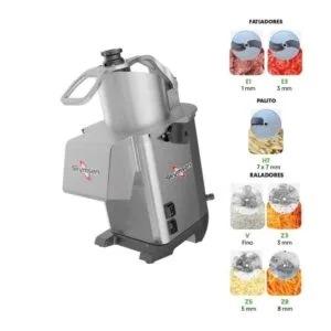 PA7 PRO - PROCESSADOR DE ALIMENTOS, INOX, COM 7 DISCOS DIÂMETRO 203 mm - 0,5 HP-CV 127/220 V SKYMSEN