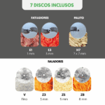 PA7 PRO - PROCESSADOR DE ALIMENTOS, INOX, COM 7 DISCOS DIÂMETRO 203 mm - 0,5 HP-CV 127/220 V SKYMSEN