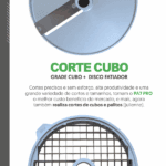 PA7 PRO - PROCESSADOR DE ALIMENTOS, INOX, COM 7 DISCOS DIÂMETRO 203 mm - 0,5 HP-CV 127/220 V SKYMSEN