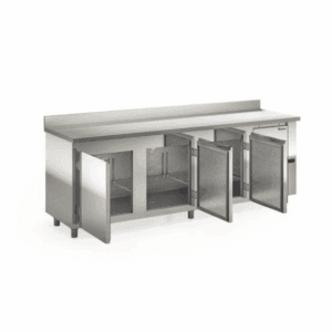 BALCÃO REFRIGERADO DE ENCOSTO COM CUBA LADO DIREITO GELOPAR GBFE-250CD/AI