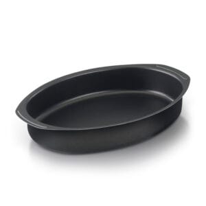 Assadeira Oblonga AA (Oval) Alumínio Nacional