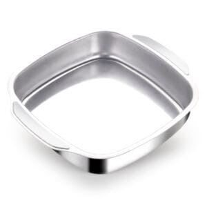 Assadeira Quadrada Alumínio Nacional