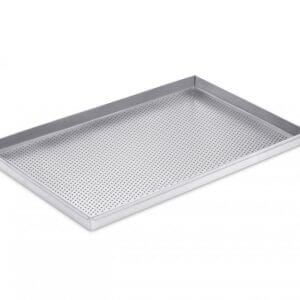 Assadeira Retangular com Dobra com Furos Hotel Alumínio ABC