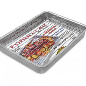 Assadeira Retangular com Grelha Alumínio ABC