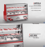 BALCÃO DE AÇOUGUE PARA BANDEJAS TURINO AVÍCOLA GELOPAR GRTA-150PR