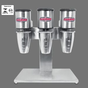 BATEDOR DE MILK SHAKE TRIPLO – BM 75 NR – 220V BERMAR