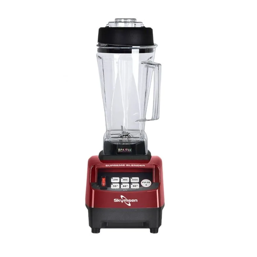 BS2 - LIQUIDIFICADOR SUPREME BLENDER, COPO TRITAN, ALTA ROTAÇÃO, COM FUNÇÕES PRÉ-PROGRAMADAS, 2,0 LITROS - 2.238 W 220-240 V SKYMSEN BS2 - LIQUIDIFICADOR SUPREME BLENDER, COPO TRITAN, ALTA ROTAÇÃO, COM FUNÇÕES PRÉ-PROGRAMADAS, 2,0 LITROS - 2.238 W 220-240 V SKYMSEN