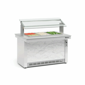 BUFFET REFRIGERADO PARA 06 CUBAS LINHA VITRA GELOPAR GBRF-140BR