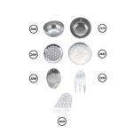 Cabo Alumínio Concha D.80 - 25,5 cm Alumínio Nacional