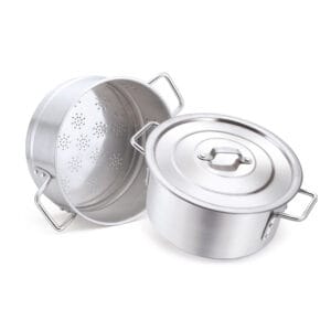 Caçarola a Vapor Completa Alumínio Nacional