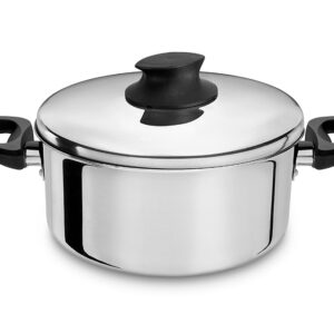 Caçarola Polida com Asas Baquelite Alumínio ABC