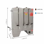 Cafeteira Linha Pro – Retangular – CIP20 Consercaf