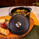 Caldeirão 18 cm Tampa de Ferro Santana