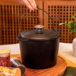 Caldeirão 18 cm Tampa de Ferro Santana