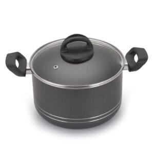 Caldeirão Grafite com Tampa de Vidro Alumínio Nacional