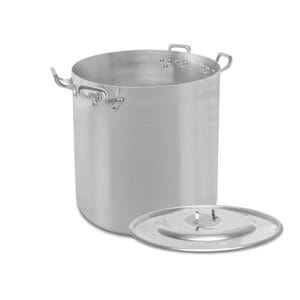 Caldeirão Hotel 60 com 4 Alças com Tampa Alumínio ABC