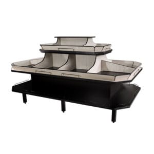 CENTRAL HOTIFRUTI 2 NÍVEIS CRISTAL AÇO