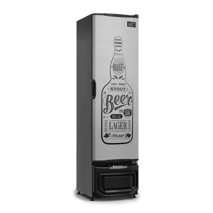 CERVEJEIRA PORTA ADESIVADA 228L GELOPAR GCB-23E GW TI CERVEJEIRA PORTA ADESIVADA 228L GELOPAR GCB-23E GW TI