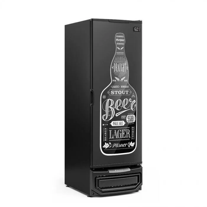 CERVEJEIRA PORTA ADESIVADA 578L GELOPAR GCB-57 PR CERVEJEIRA PORTA ADESIVADA 578L GELOPAR GCB-57 PR