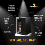 CERVEJEIRA PORTA CEGA COM VISOR 95L GELOPAR GRB-100