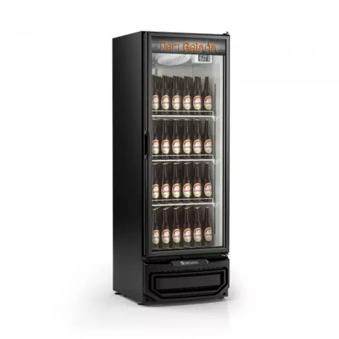 CERVEJEIRA PORTA DE VIDRO 410L GELOPAR GCB-40V PR CERVEJEIRA PORTA DE VIDRO 410L GELOPAR GCB-40V PR