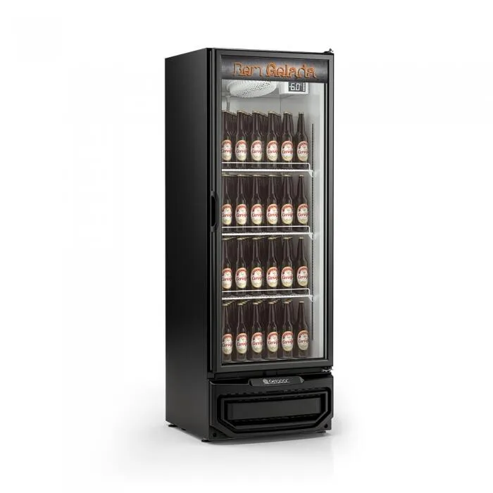 CERVEJEIRA PORTA DE VIDRO 410L GELOPAR GRBA-400V PR CERVEJEIRA PORTA DE VIDRO 410L GELOPAR GRBA-400V PR