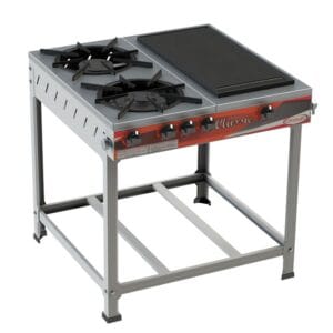 Fogão 2 Bocas c/ Chapa Classic - 1QS 1QD Itajobi Fogões