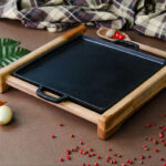 Chapa com Suporte de Madeira Santana