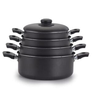 Conjunto Caçarola AA 16 a 22 Alumínio Nacional