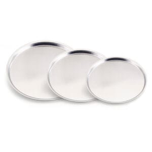 Conjunto de Assadeiras de Pizza 1 a 3 Alumínio Nacional