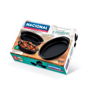 Conjunto de Assadeiras Oblonga AA (Oval) 1 a 3 Alumínio Nacional