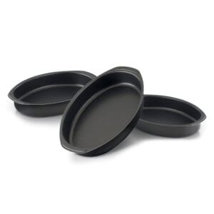 Conjunto de Assadeiras Oblonga AA (Oval) 1 a 3 Alumínio Nacional