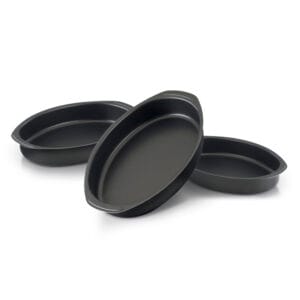 Conjunto de Assadeiras Oblonga AA (Oval) 1 a 3 Alumínio Nacional