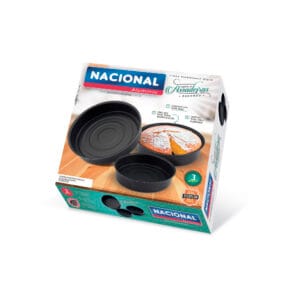 Conjunto de Assadeiras Redonda Alta AA 1 a 3 Alumínio Nacional