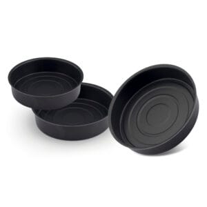 Conjunto de Assadeiras Redonda Alta AA 1 a 3 Alumínio Nacional