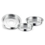 Conjunto de Assadeiras Redonda com Aba 1 a 3 Alumínio Nacional