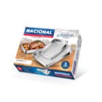 Conjunto de Assadeiras Retangular Alta 1 A 3 Alumínio Nacional