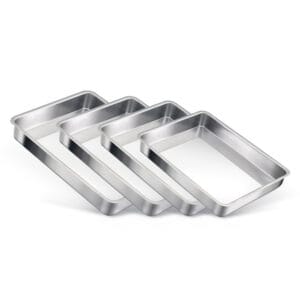 Conjunto de Assadeiras Retangular Alta 1 a 4 Alumínio Nacional