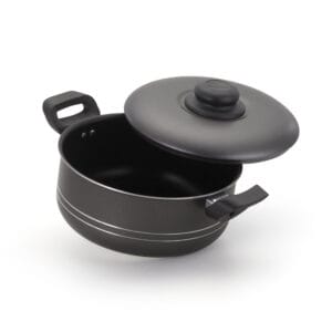 Conjunto de Caçarola 18 a 24 com Tampa de Alumínio + Fervedor 14 Alumínio Nacional