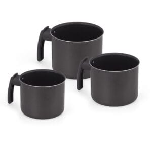 Conjunto Fervedores AA 12 a 16 sem tampa Alumínio Nacional