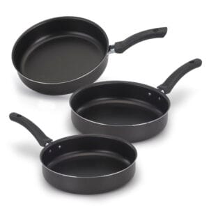 Conjunto Frigideiras AA 18 a 22 sem tampa Alumínio Nacional