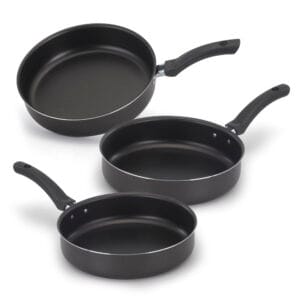 Conjunto Frigideiras AA 20 a 24 sem tampa Alumínio Nacional