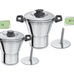 Cuscuzeiro com Base Alumínio ABC