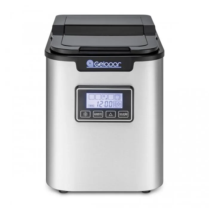 MÁQUINA DE GELO EM CUBO ATÉ 12KG/DIA GELOPAR GMGD-15 MÁQUINA DE GELO EM CUBO ATÉ 12KG/DIA GELOPAR GMGD-15